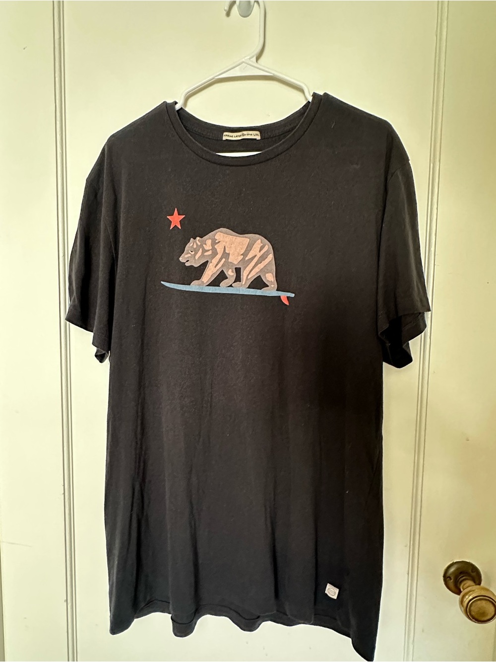 Marine Layer Black Graphic Tee